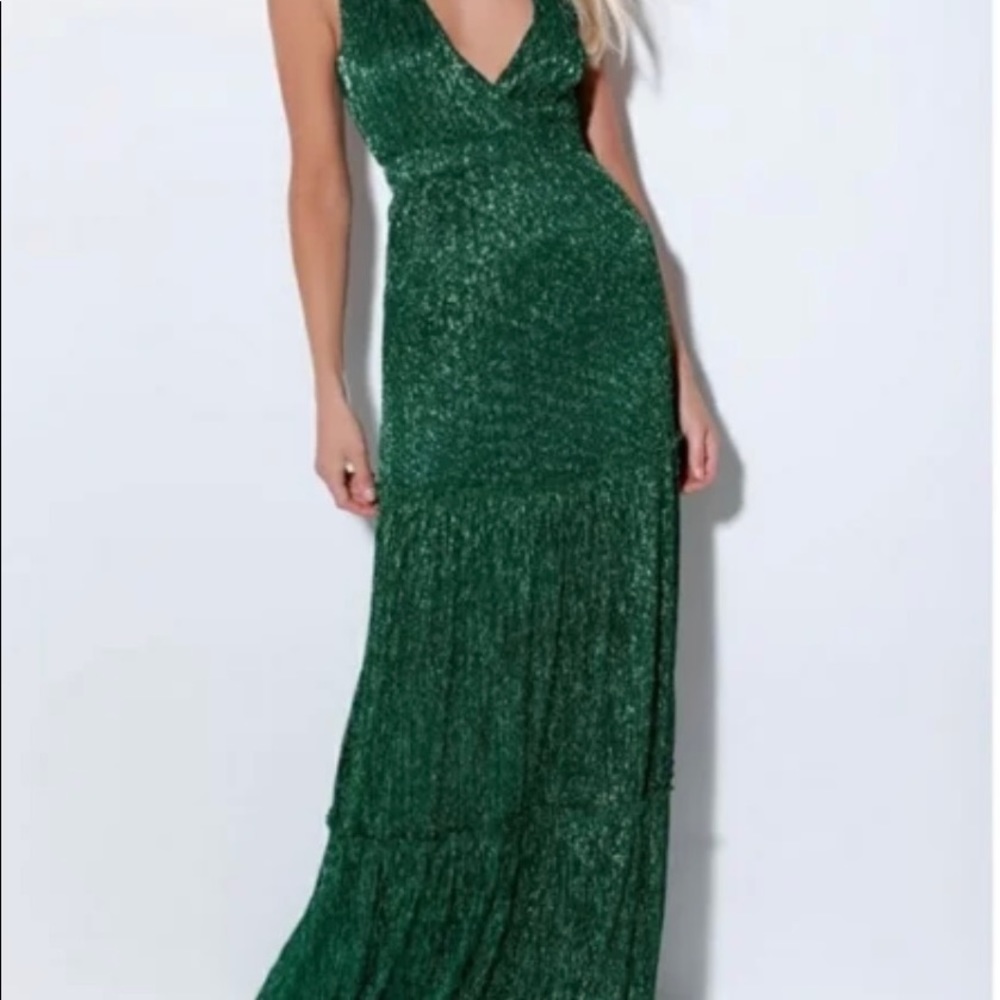 Lulu’s Falling Star Maxi Gown